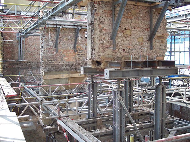 MH International refurbishment with propping