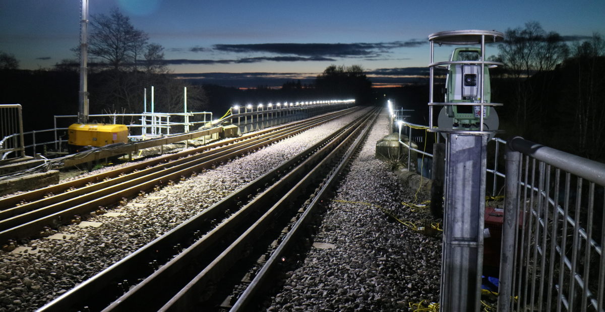railway monitoring after dark
