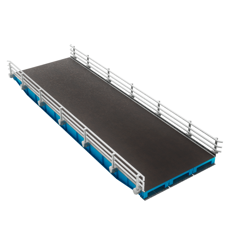 MH International vehicle beam bridge flat top