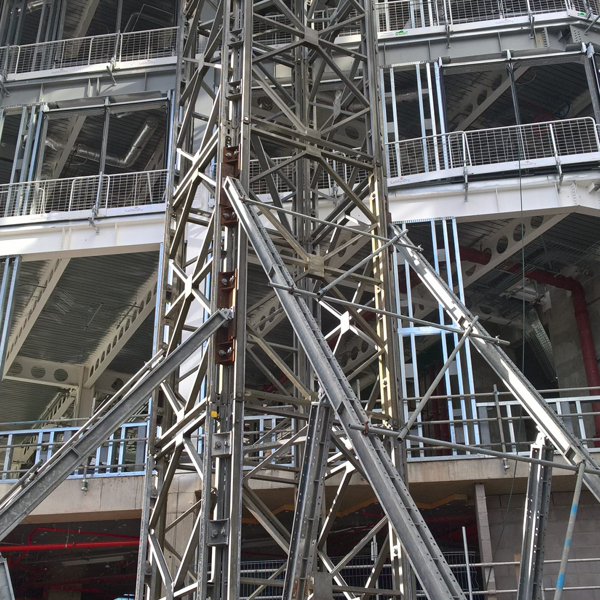 MH International MU tower on site