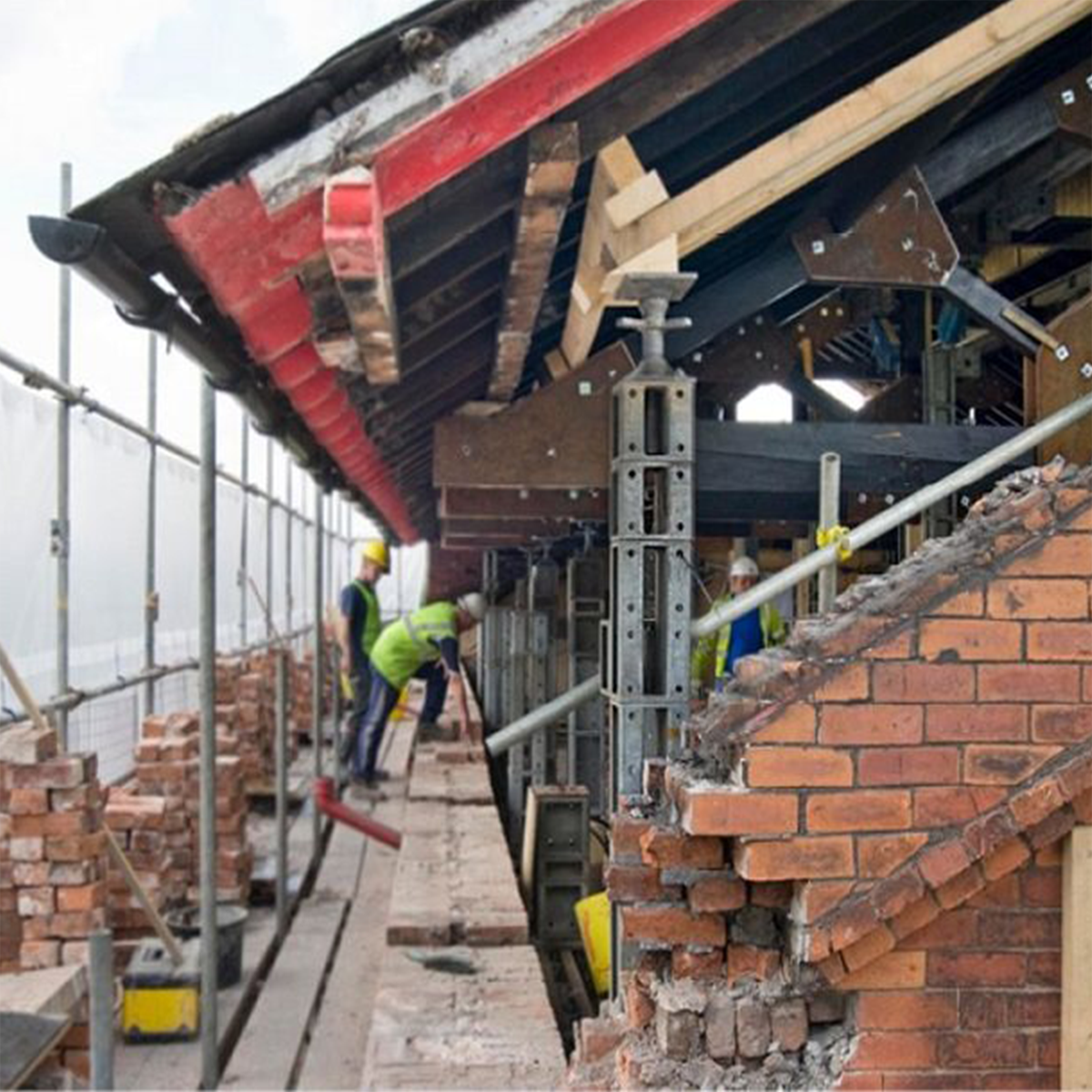MH International mass 25 propping on site